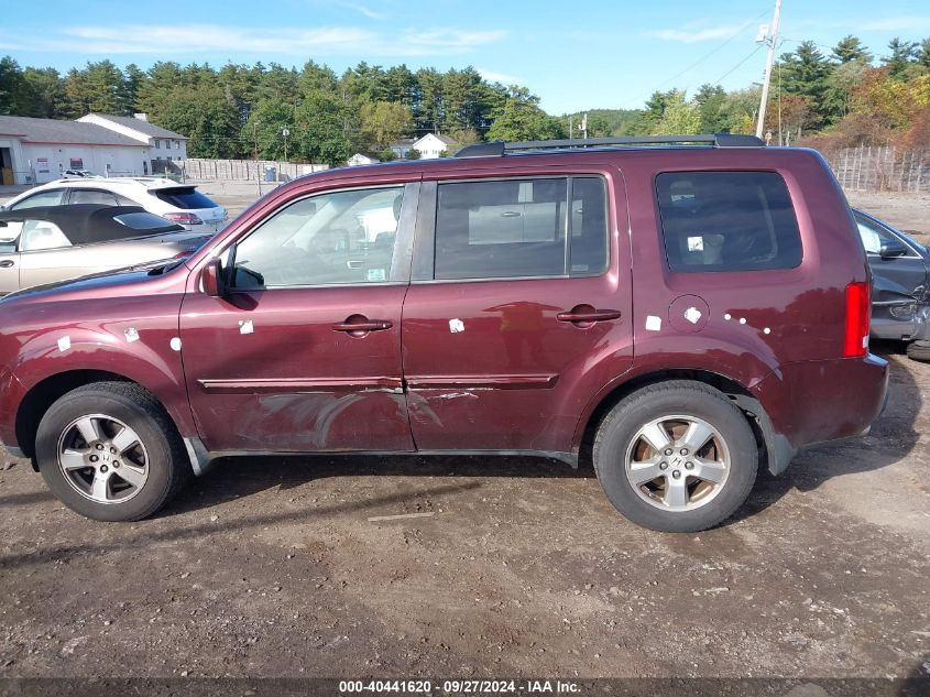 2009 Honda Pilot Ex-L VIN: 5FNYF486X9B024791 Lot: 40441620