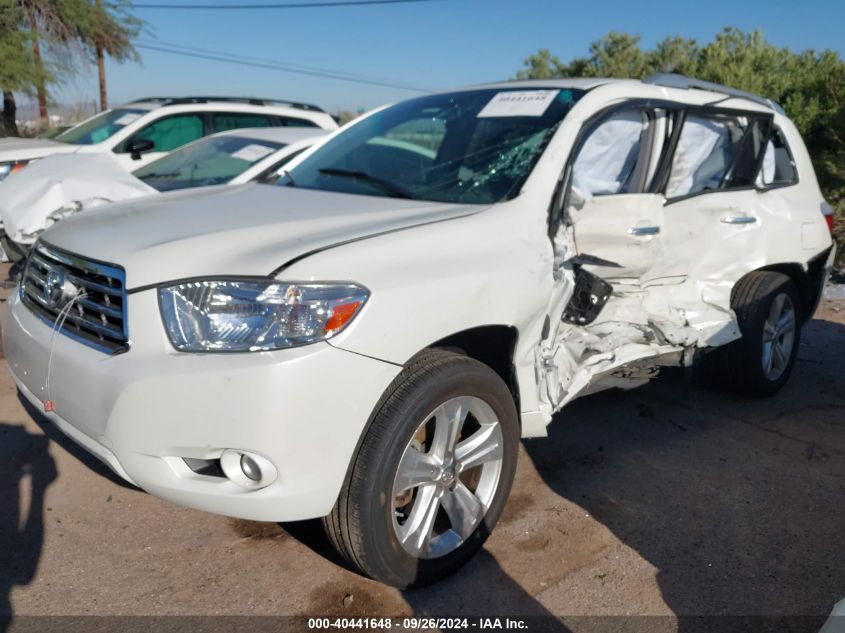 2008 Toyota Highlander Limited VIN: JTEES42AX82095661 Lot: 40441648