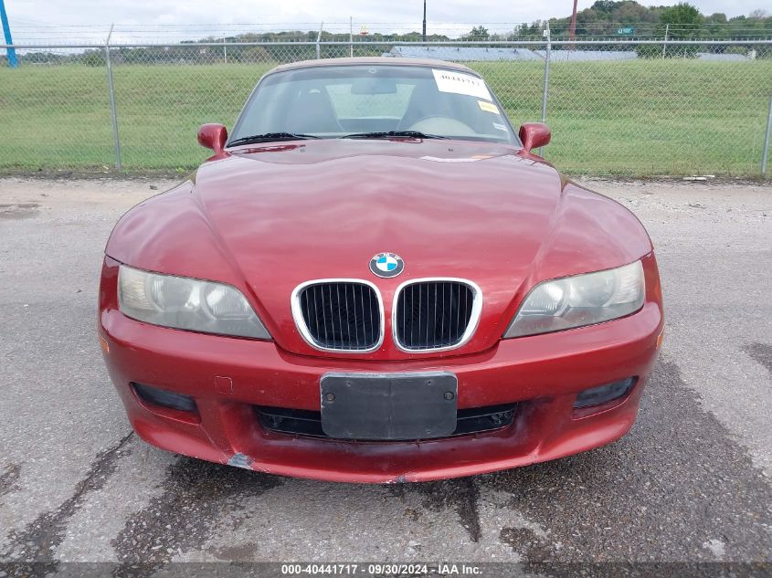 2000 BMW Z3 2.3 VIN: 4USCH9343YLF86435 Lot: 40441717