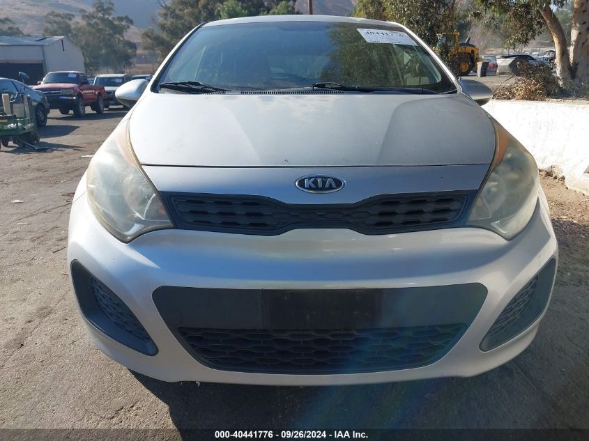 2012 Kia Rio5 Lx VIN: KNADM5A32C6016887 Lot: 40441776