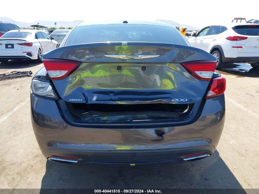 2015 Chrysler 200 S VIN: 1C3CCCBB1FN595767 Lot: 40441815