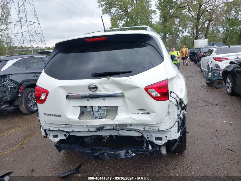 2018 Nissan Pathfinder Platinum VIN: 5N1DR2MM5JC652415 Lot: 40441817