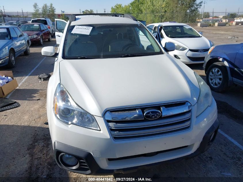 2014 Subaru Outback 2.5I Premium VIN: 4S4BRCCC8E3221322 Lot: 40441842