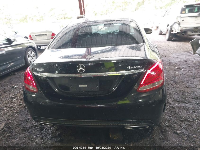 2015 Mercedes-Benz C 300 4Matic/Luxury 4Matic/Sport 4Matic VIN: 55SWF4KB1FU008471 Lot: 40441899