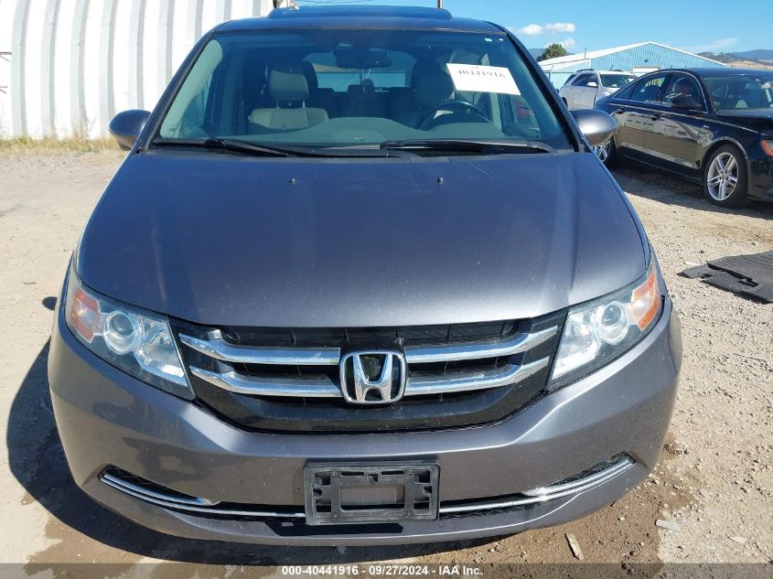 2017 Honda Odyssey Ex-L VIN: 5FNRL5H62HB021885 Lot: 40441916