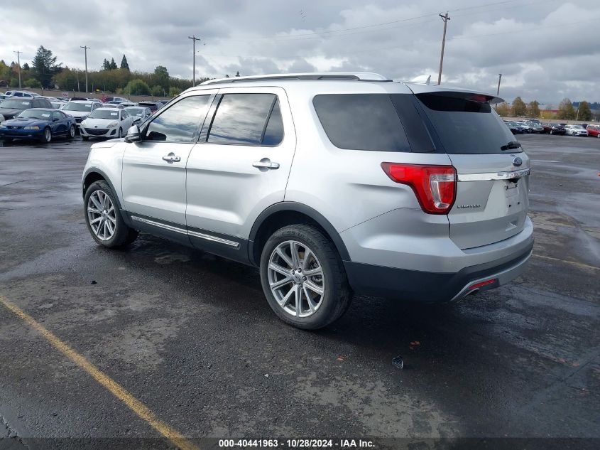 VIN 1FM5K8F80GGA79453 2016 Ford Explorer, Limited no.3