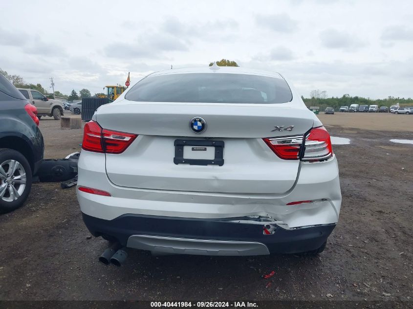 2017 BMW X4 xDrive28I VIN: 5UXXW3C30H0T80102 Lot: 40441984