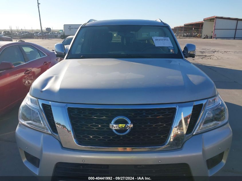 2018 Nissan Armada Sl VIN: JN8AY2NC9JX502109 Lot: 40441992