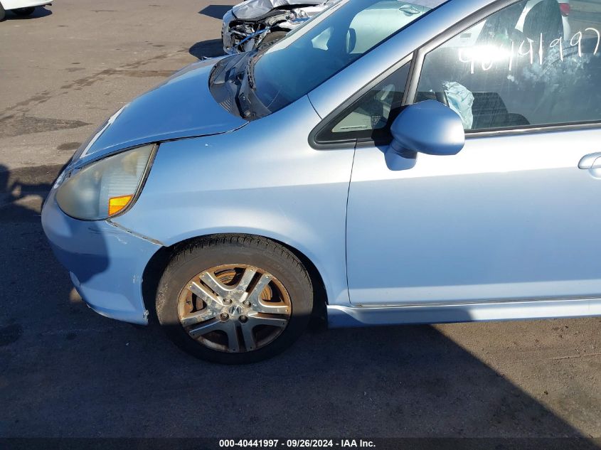 2008 Honda Fit Sport VIN: JHMGD38608S046603 Lot: 40441997