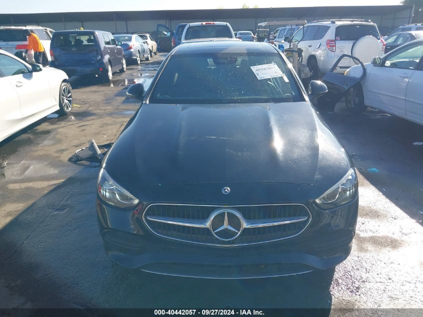 2022 Mercedes-Benz C 300 Sedan VIN: W1KAF4GBXNR041391 Lot: 40442057