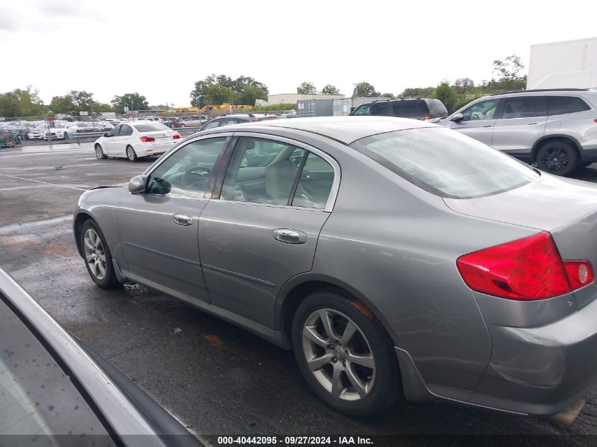 2006 Infiniti G35X VIN: JNKCV51F56M608112 Lot: 40442095