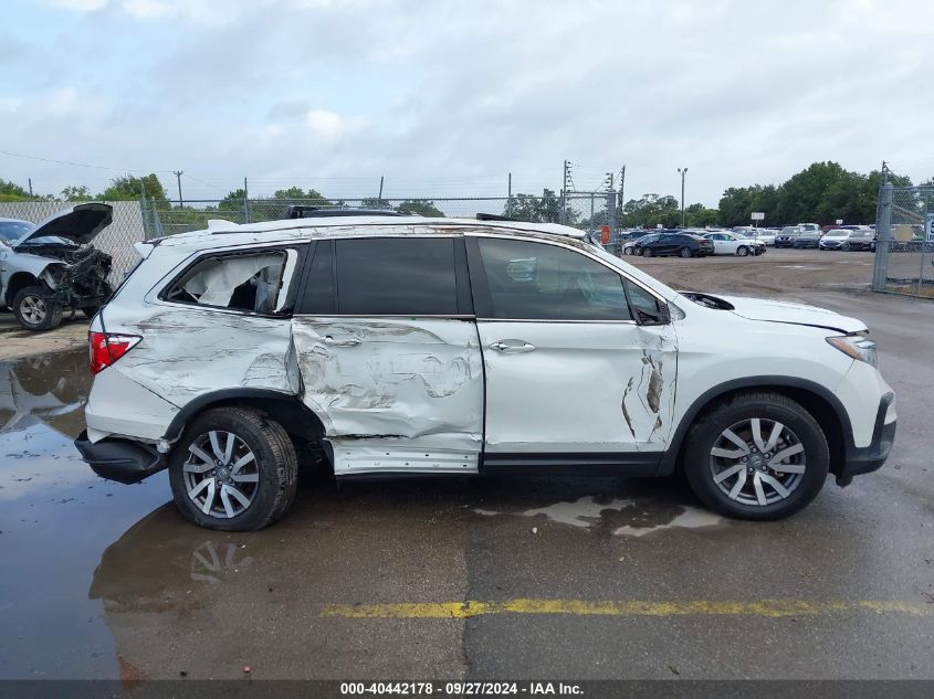 2021 Honda Pilot Awd Ex-L VIN: 5FNYF6H53MB094161 Lot: 40442178