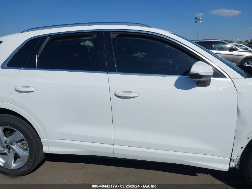 2022 Audi Q3 Premium 40 Tfsi Quattro Tiptronic VIN: WA1AUCF37N1003033 Lot: 40442179