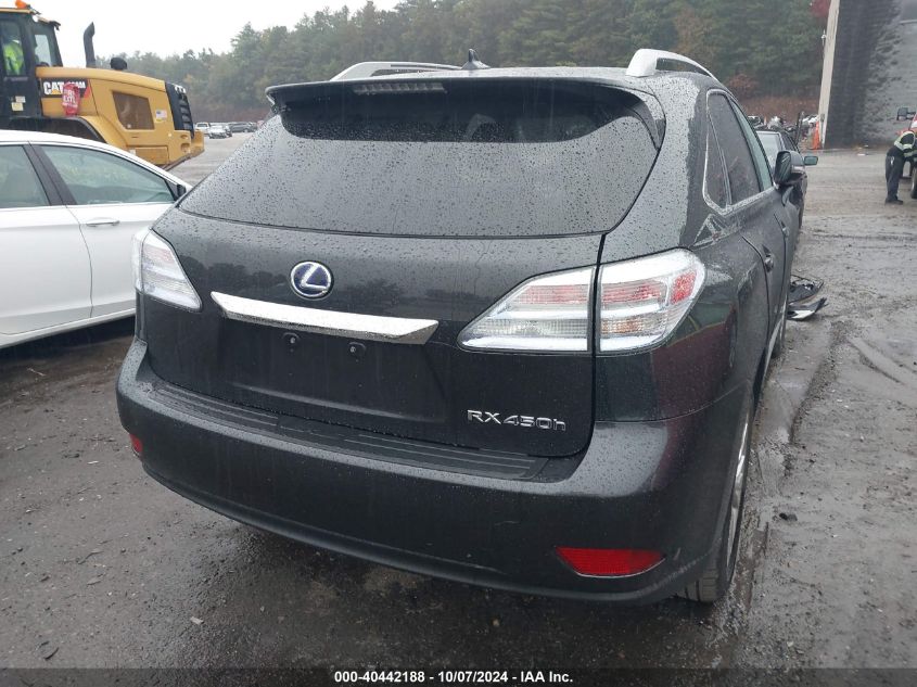 2011 Lexus Rx 450H VIN: JTJBC1BA7B2035473 Lot: 40442188