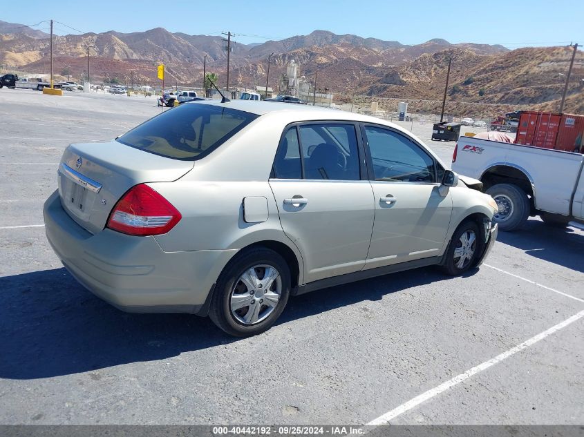 2007 Nissan Versa 1.8S VIN: 3N1BC11E37L443422 Lot: 40442192