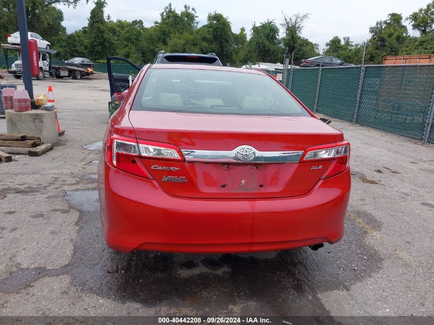 2012 Toyota Camry Xle VIN: 4T4BF1FK1CR247256 Lot: 40442208