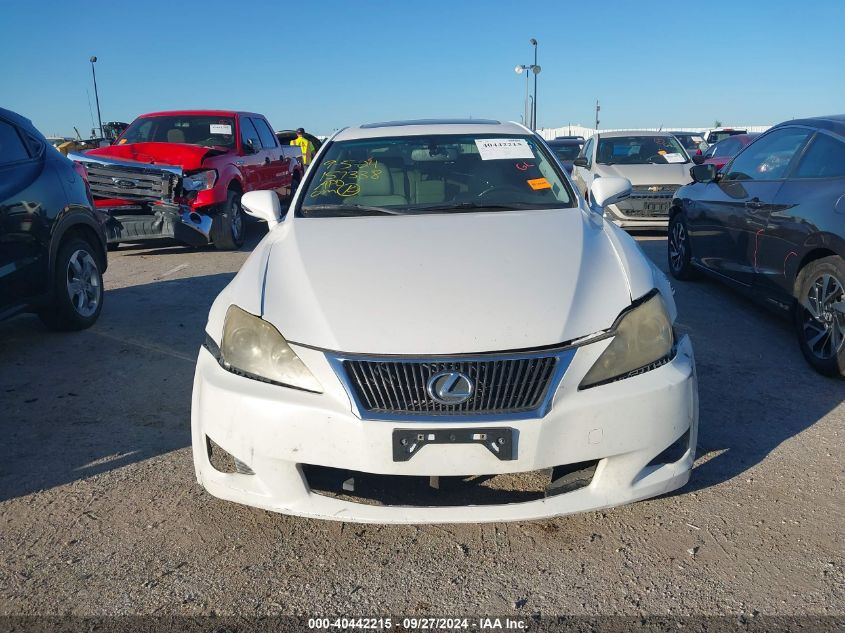 2010 Lexus Is 250 VIN: JTHBF5C28A5128930 Lot: 40442215