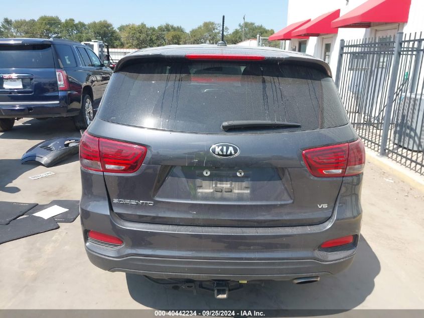 2019 Kia Sorento 3.3L Lx VIN: 5XYPGDA56KG449627 Lot: 40442234