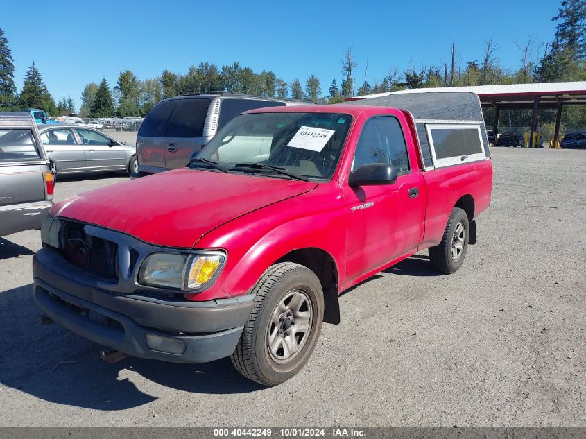 2001 Toyota Tacoma VIN: 5TENL42N91Z867959 Lot: 40442249