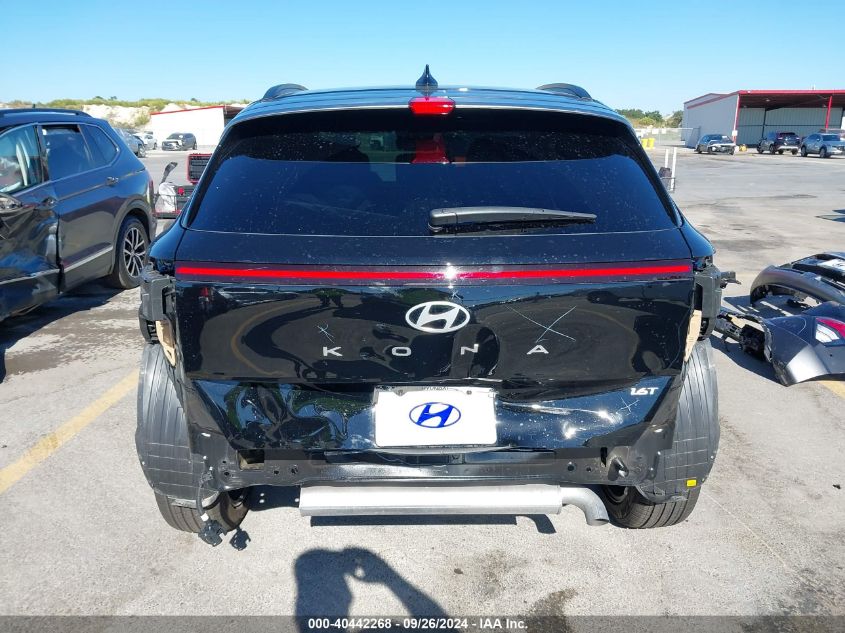 2024 Hyundai Kona Limited VIN: KM8HE3A35RU123728 Lot: 40442268