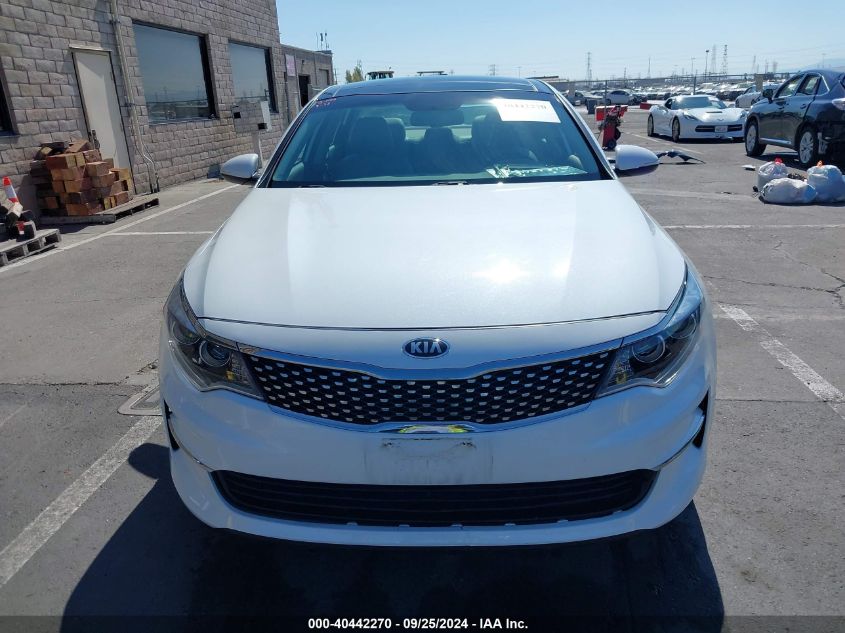 2016 Kia Optima Ex VIN: 5XXGU4L3XGG034469 Lot: 40442270