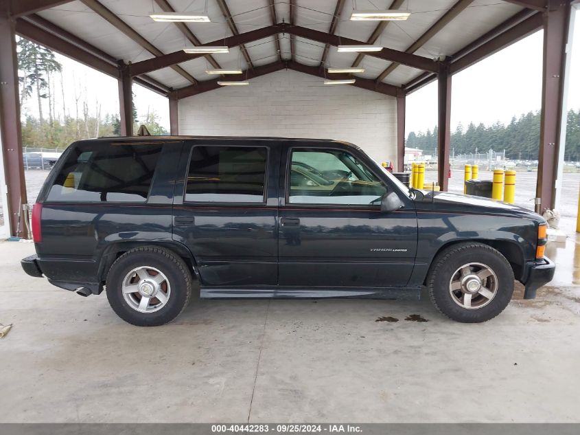 2000 Chevrolet Tahoe Limited VIN: 1GNEC13RXYR147597 Lot: 40442283