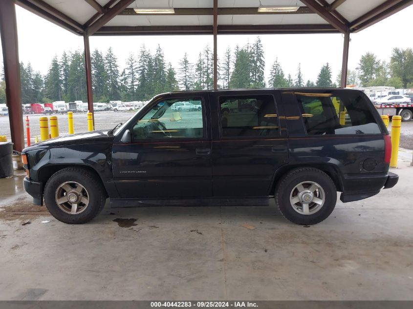 2000 Chevrolet Tahoe Limited VIN: 1GNEC13RXYR147597 Lot: 40442283