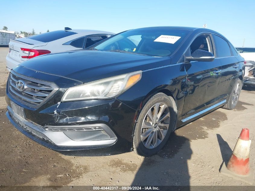 5NPE34AF3FH225127 2015 Hyundai Sonata Sport