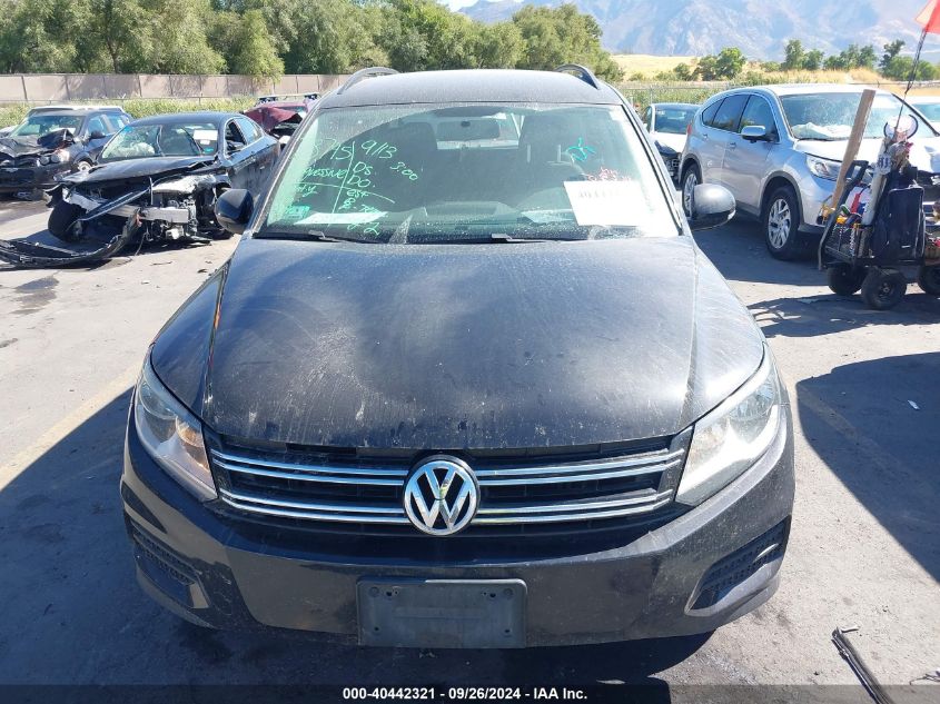 2017 Volkswagen Tiguan S/Limited VIN: WVGBV7AX6HK044580 Lot: 40442321