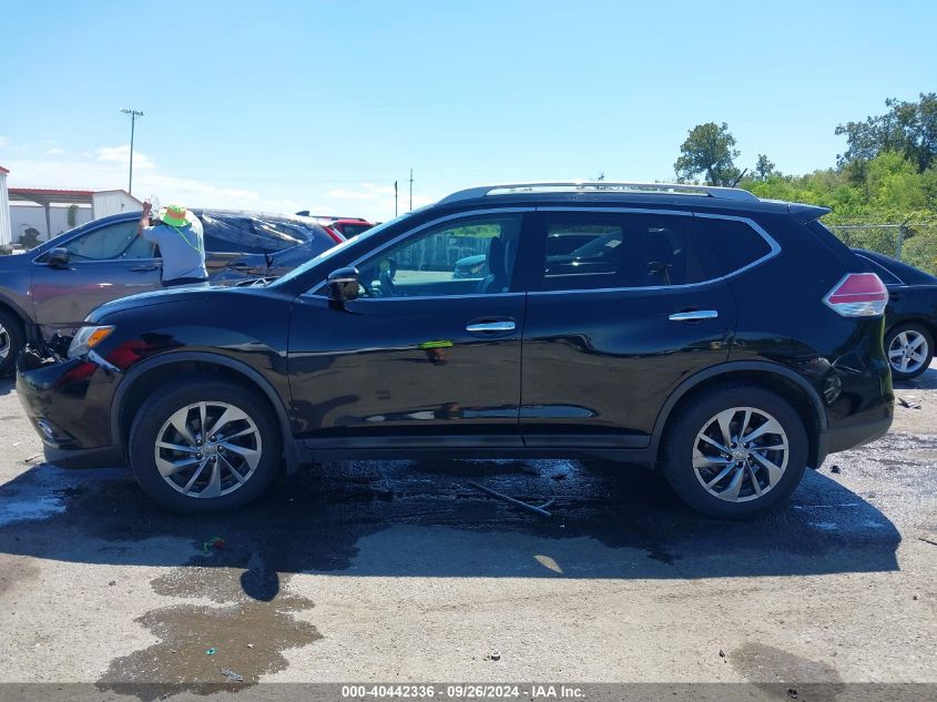 2015 Nissan Rogue Sl VIN: 5N1AT2MT5FC907020 Lot: 40442336