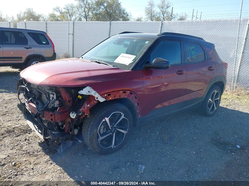 2022 CHEVROLET TRAILBLAZER 1.3L I3 FI DOHC 12V (VIN: KL79MTSL0NB047073
