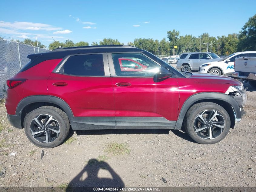 2022 Chevrolet Trailblazer Rs VIN: KL79MTSL0NB047073 Lot: 40442347