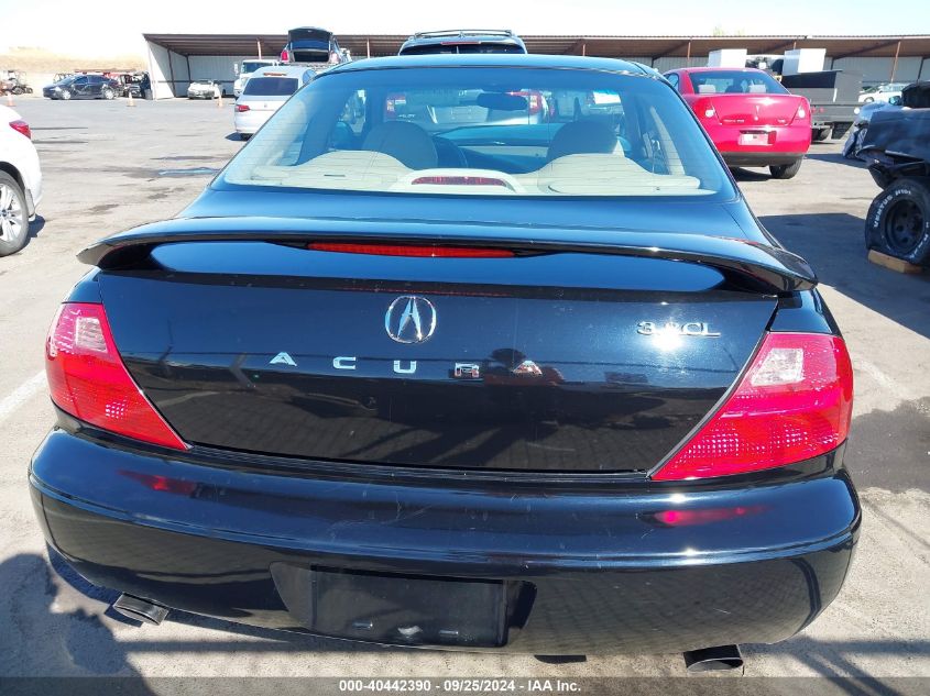 2001 Acura Cl 3.2 VIN: 19UYA42491A020221 Lot: 40442390