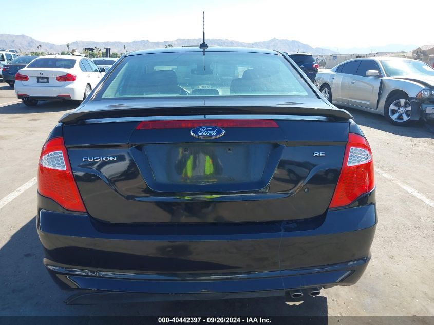 2012 Ford Fusion Se VIN: 3FAHP0HA3CR444981 Lot: 40442397