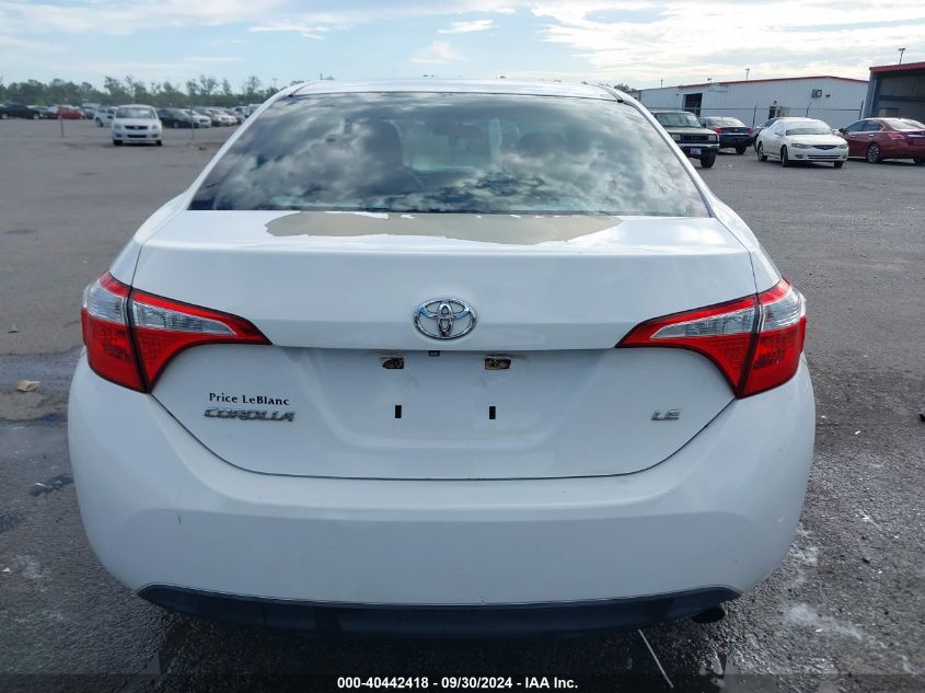 2015 Toyota Corolla Le Plus VIN: 5YFBURHE4FP215817 Lot: 40442418