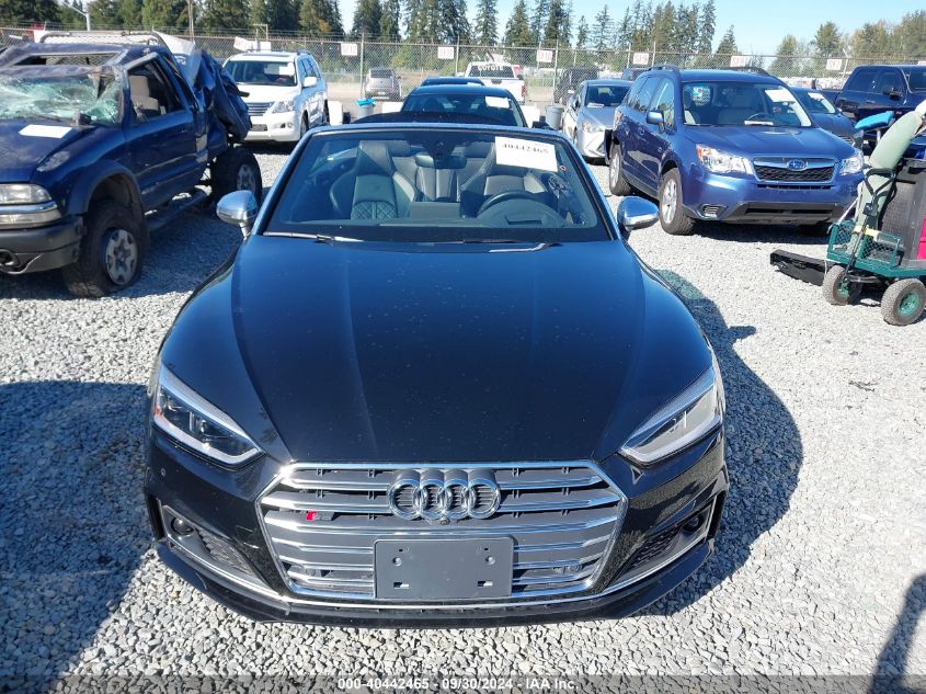 WAU24GF53JN001959 2018 Audi S5 3.0T Premium Plus