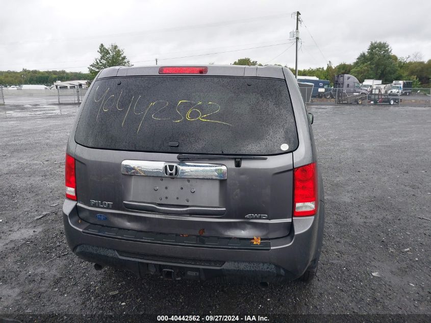 2014 Honda Pilot Lx VIN: 5FNYF4H28EB026644 Lot: 40442562