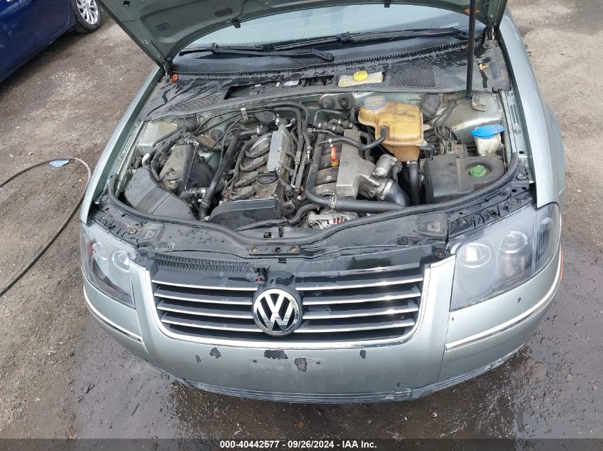 WVWAD63B55E078289 2005 Volkswagen Passat Gls 1.8T