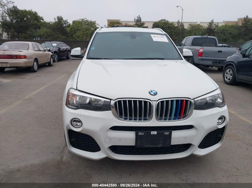 2017 BMW X3 SDRIVE28I - 5UXWZ7C35H0X43357