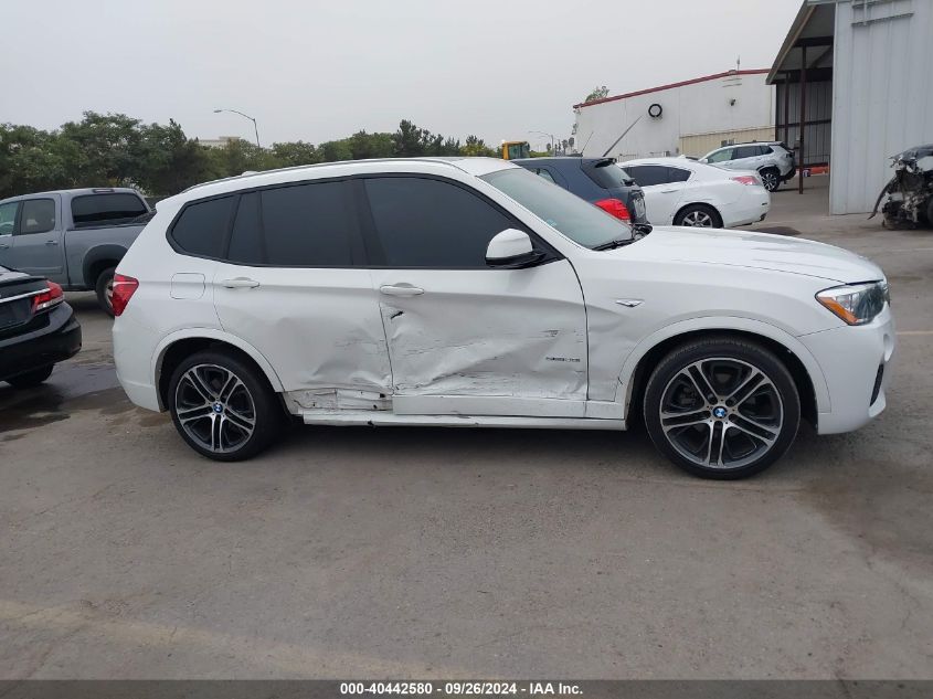 2017 BMW X3 Sdrive28I VIN: 5UXWZ7C35H0X43357 Lot: 40442580