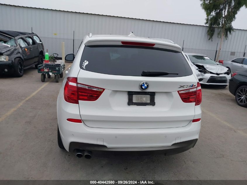 2017 BMW X3 Sdrive28I VIN: 5UXWZ7C35H0X43357 Lot: 40442580