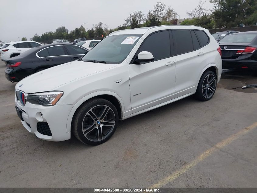 2017 BMW X3 SDRIVE28I - 5UXWZ7C35H0X43357