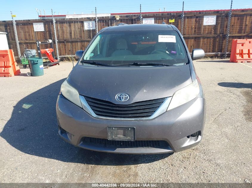 5TDKK3DC1CS212819 2012 Toyota Sienna Le V6 8 Passenger