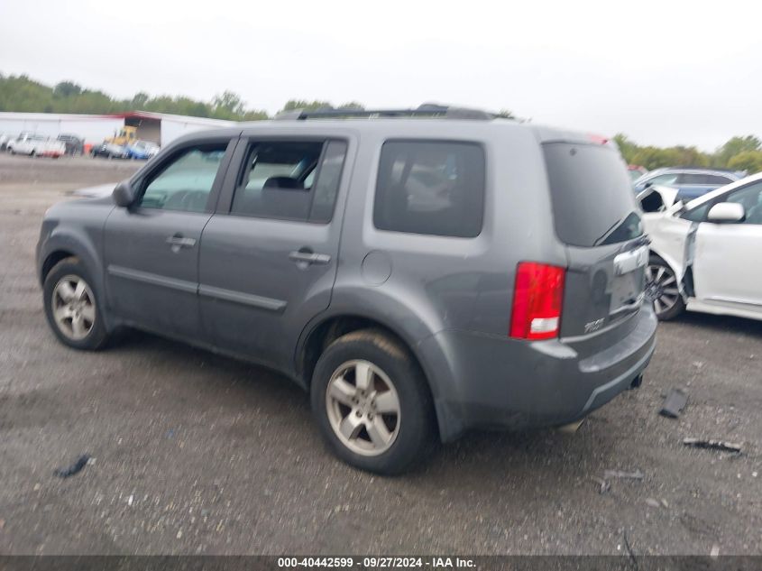 2011 Honda Pilot Ex-L VIN: 5FNYF4H58BB069113 Lot: 40442599