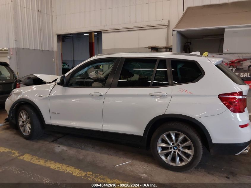 2016 BMW X3 xDrive28I VIN: 5UXWX9C51G0D77756 Lot: 40442616