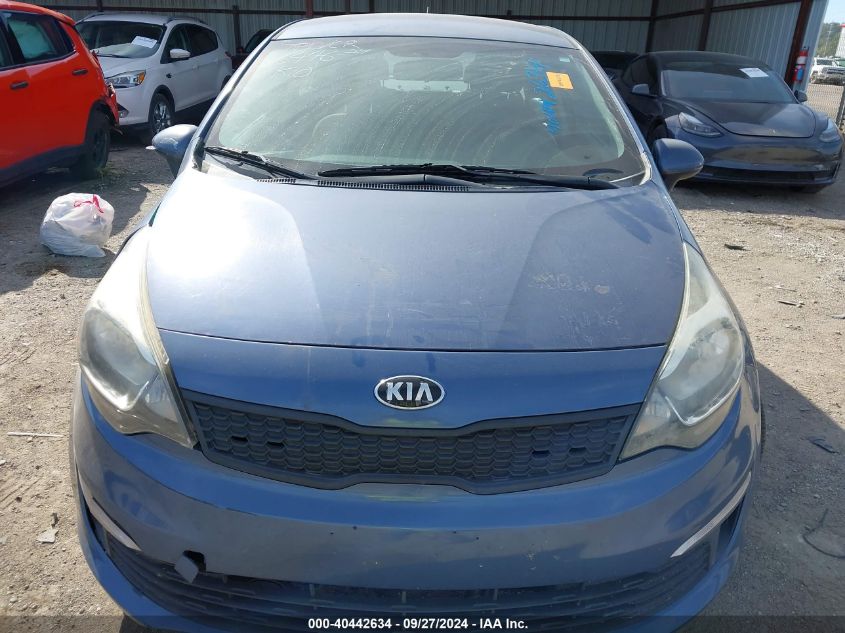 2016 Kia Rio Lx VIN: KNADM4A36G6696471 Lot: 40442634