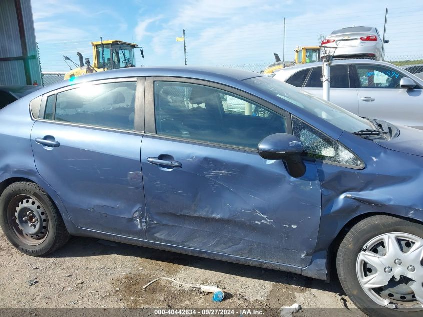 2016 Kia Rio Lx VIN: KNADM4A36G6696471 Lot: 40442634