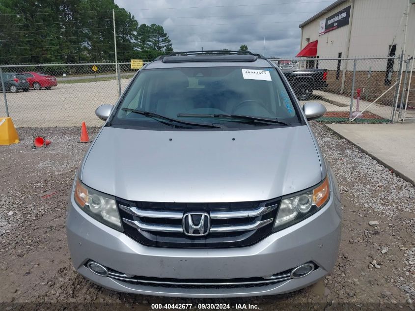 2014 Honda Odyssey Touring/Touring Elite VIN: 5FNRL5H91EB104424 Lot: 40442677