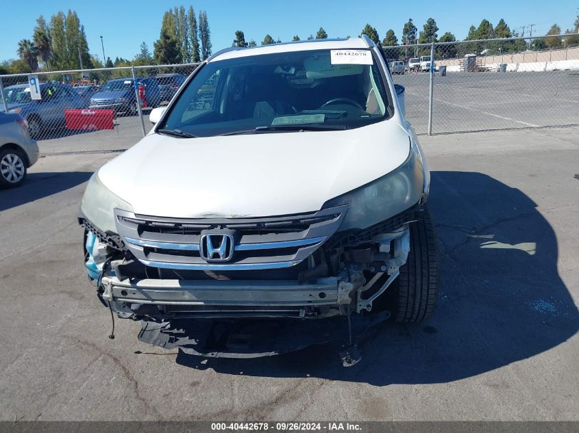 2013 Honda Cr-V Ex-L VIN: 5J6RM3H78DL021952 Lot: 40442678