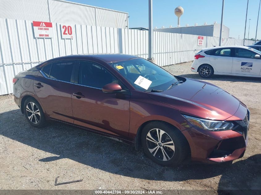 2020 Nissan Sentra Sv VIN: 3N1AB8CV5LY250951 Lot: 40442704